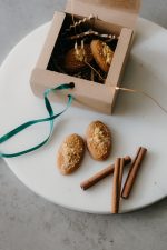 wax melt κουτί με μελομακάρονα